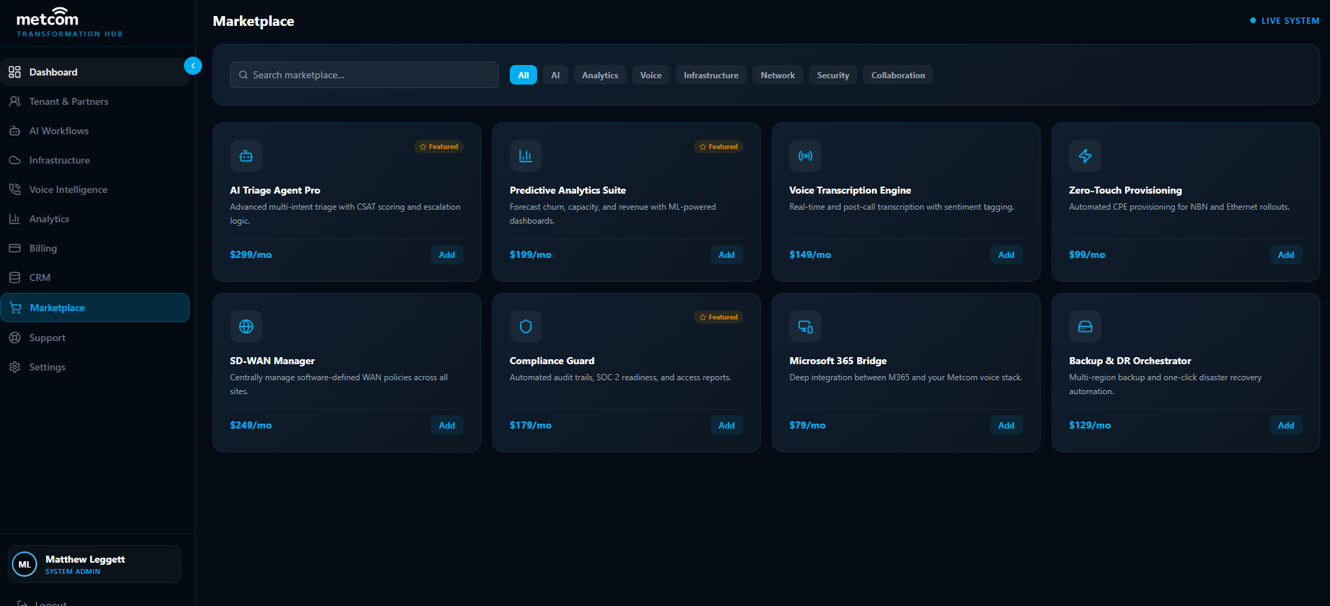 Partner Marketplace